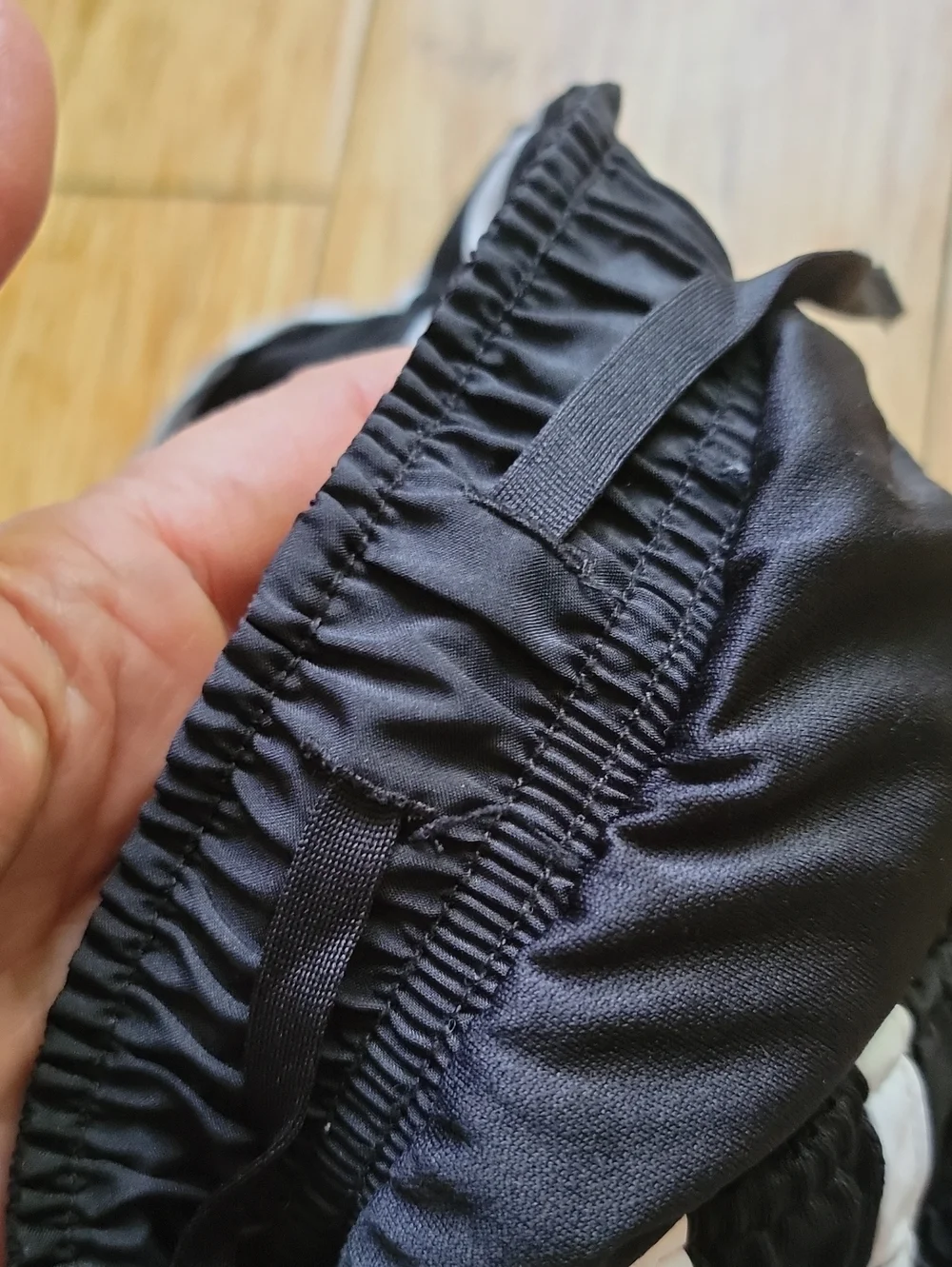 Nike Black Running Shorts with White Trim